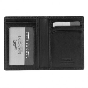 Mancini RFID Men's I.D. Card Wallet 2010109- Black - Image 2