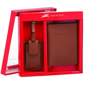 Mancini RFID Secure Passport Wallet with Luggage Tag - 2500101 - Image 2
