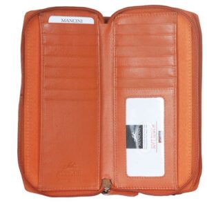 Mancini Double Zipper RFID Wallet 8500167 - Image 2