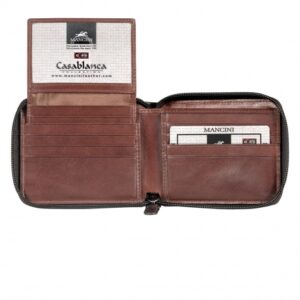 Mancini Men’s Zippered Wallet with Removable Passcase 8700159 - Image 3