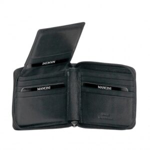 Mancini MEN'S ZIPPERED WALLET W/ REMOVABLE PASSCASE 89159 - Image 2