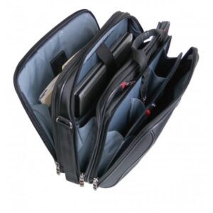 Mancini Compucase3 Triple Compartment Briefcase for Laptop and Tablet 91823 - Image 2