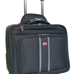 Mancini Compuroller-Double Compartment Wheeled Briefcase 92002 - Image 1