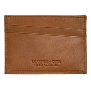 Mancini RFID Secure Slim Card Case 94-111 Tan - Image 2