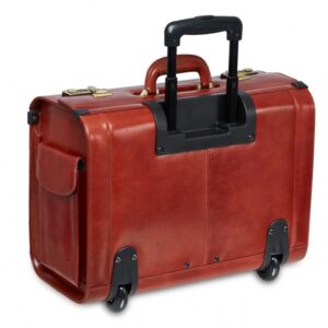 Mancini Deluxe Wheeled Catalog Case 95475 Brown - Image 3