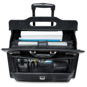 Mancini Deluxe Wheeled Catalog Case 95475 Black - Image 3