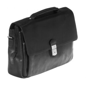 Mancini Triple Compartment RFID Secure Briefcase 98236 - Image 3