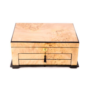 Lacquered Wood 3 Level Jewelry Box BB670 - Image 1
